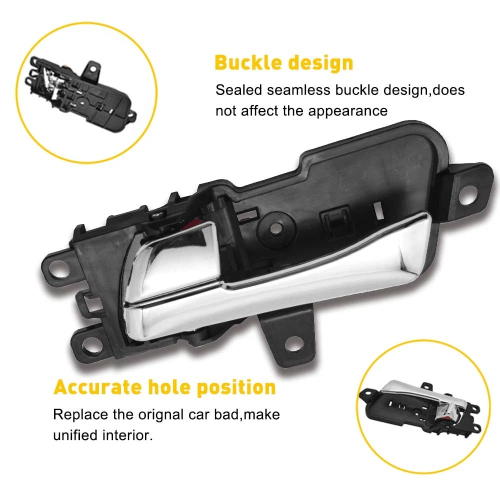 Left Driver Interior Door Panel Handle for Hyundai Sonata (2011–2013)