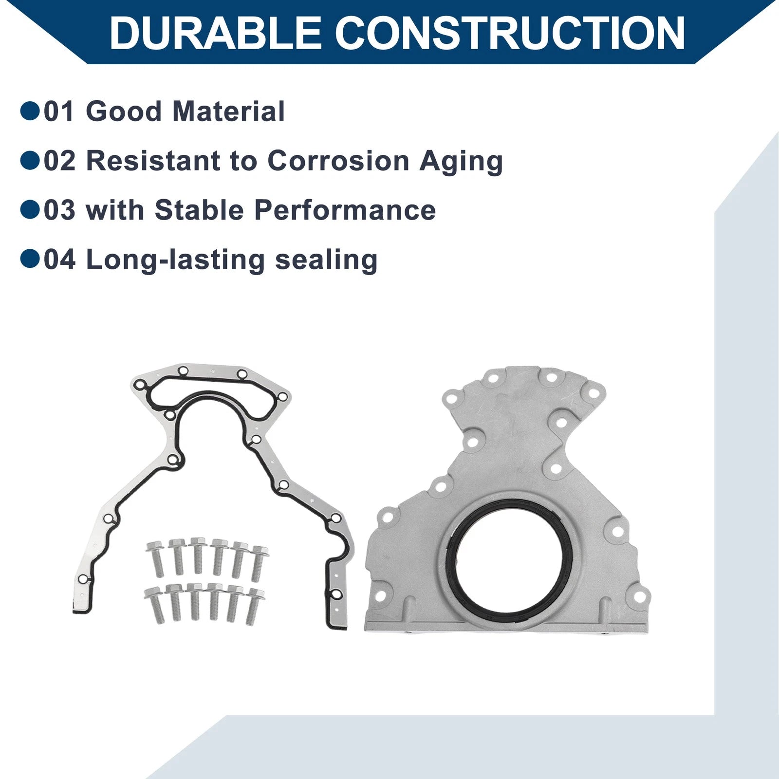 Engine Timing Cover Gasket Set No. 12559287 for GMC Chevy 6.0 6.2 4.8 5.3 (2007–2019)