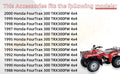 Front Wheel Bearing & Dust Seal for Honda Rancher 350 TRX350 FE/FM (2000–2006)