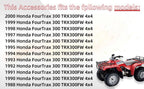 Front Wheel Bearing & Dust Seal for Honda Rancher 350 TRX350 FE/FM (2000–2006)