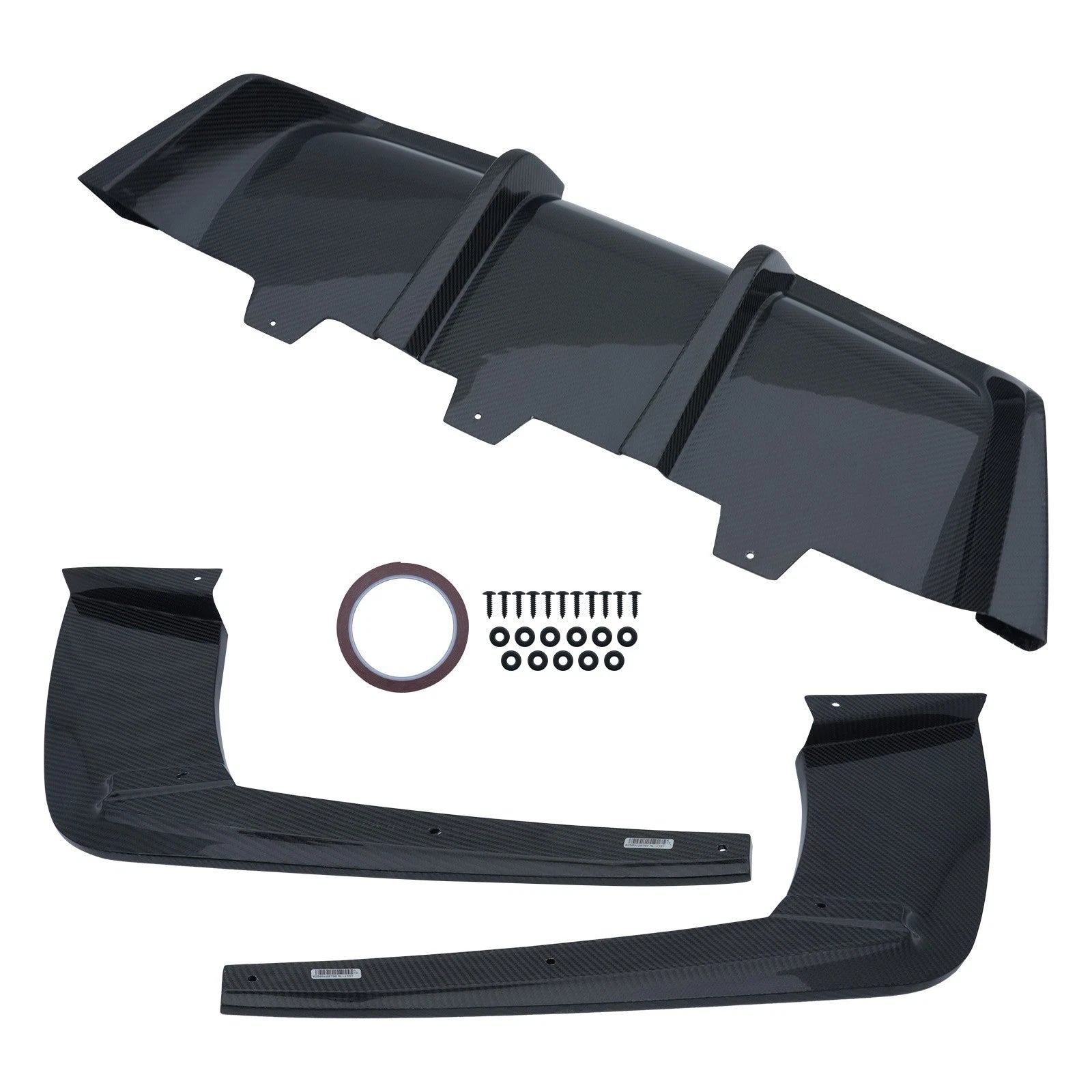 Carbon Rear Bumper Lip Diffuser for BMW F06 F12 F13 M6 (2013–2018)