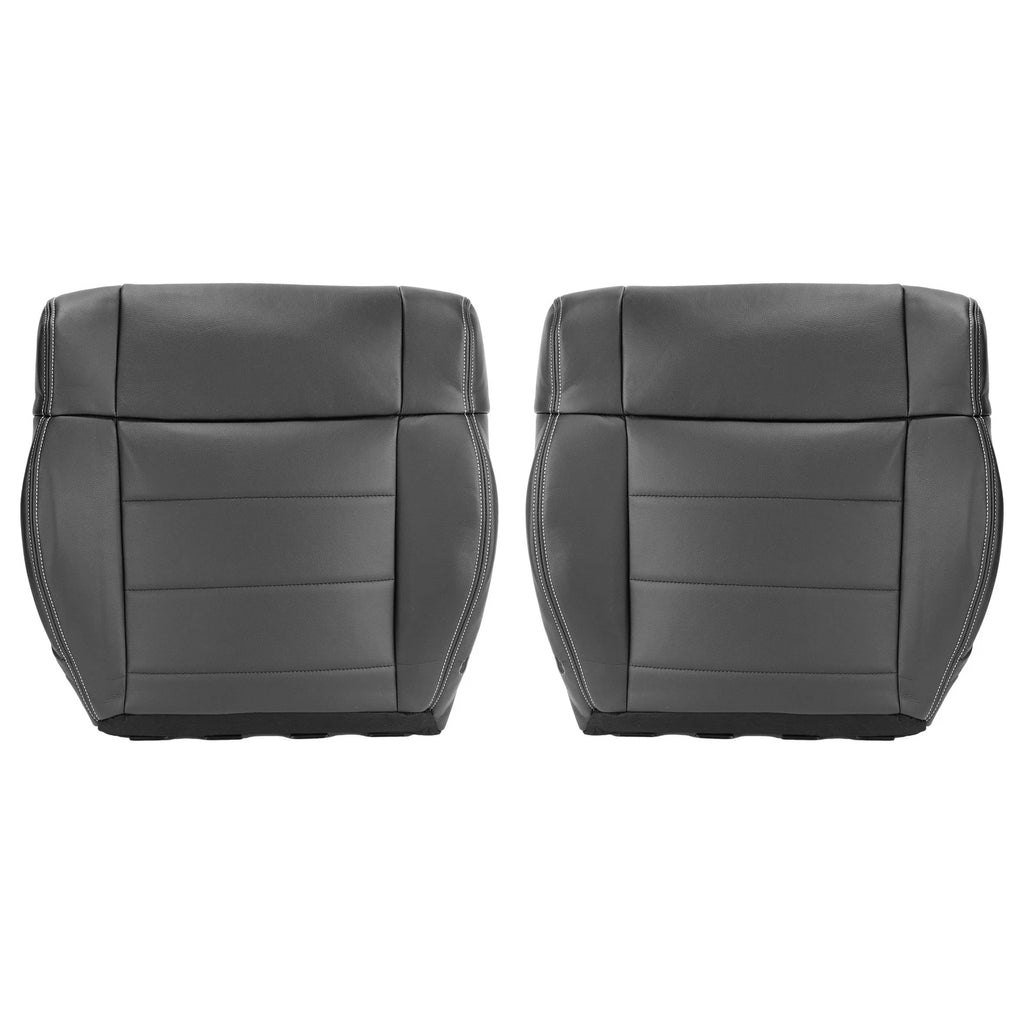 2Pcs Bottom Seat Cover for Jeep Wrangler (2007–2012) Leather Durable