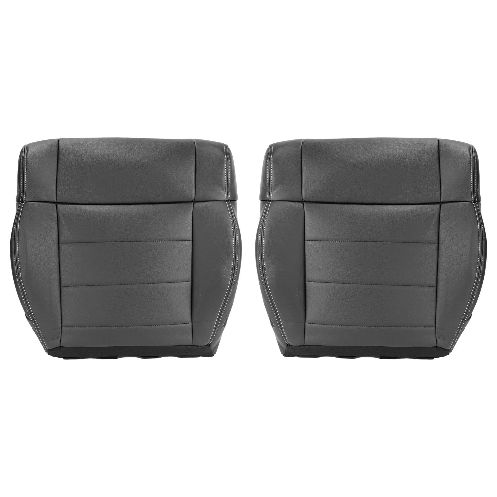2Pcs Bottom Seat Cover for Jeep Wrangler (2007–2012) Leather Durable