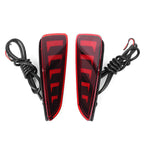 2X LED Rear Bumper Lamps for Toyota CHR (2016–2018)