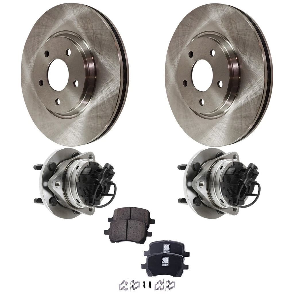 Set of 2 Front Wheel Hubs for Chevy G6 (2010)