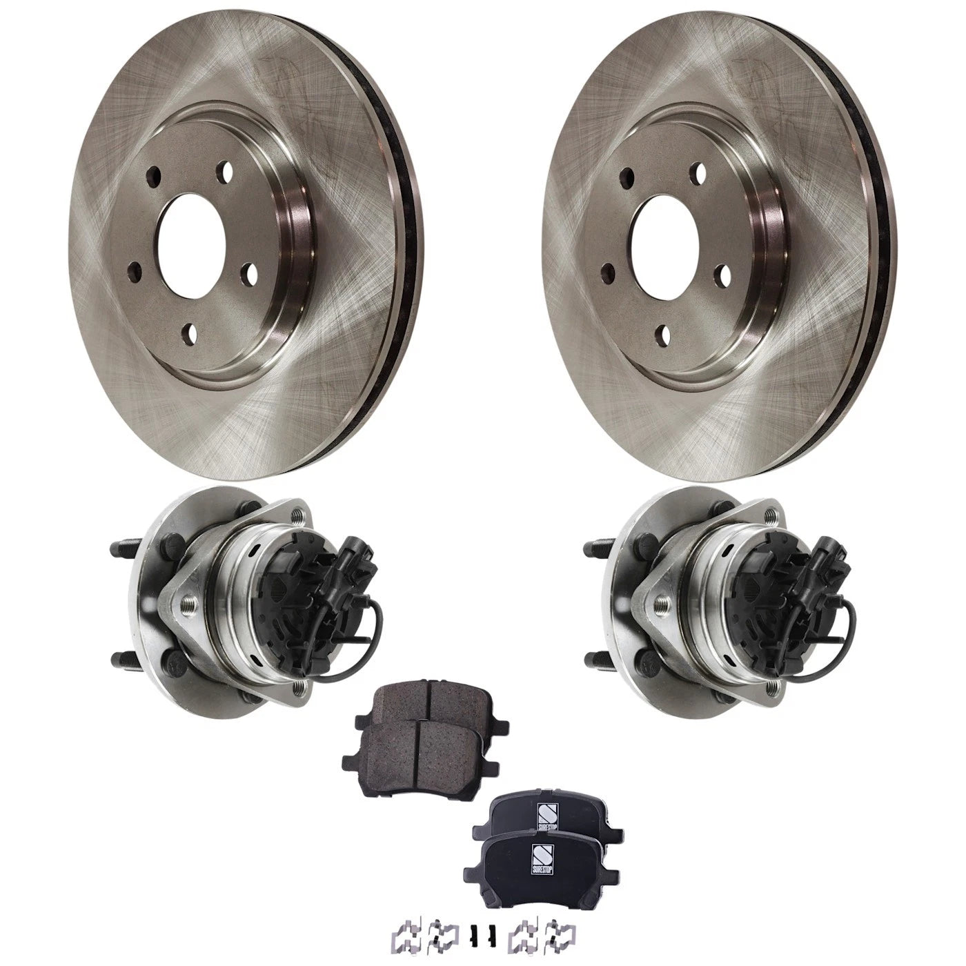 Set of 2 Front Wheel Hubs for Chevy G6 (2010)
