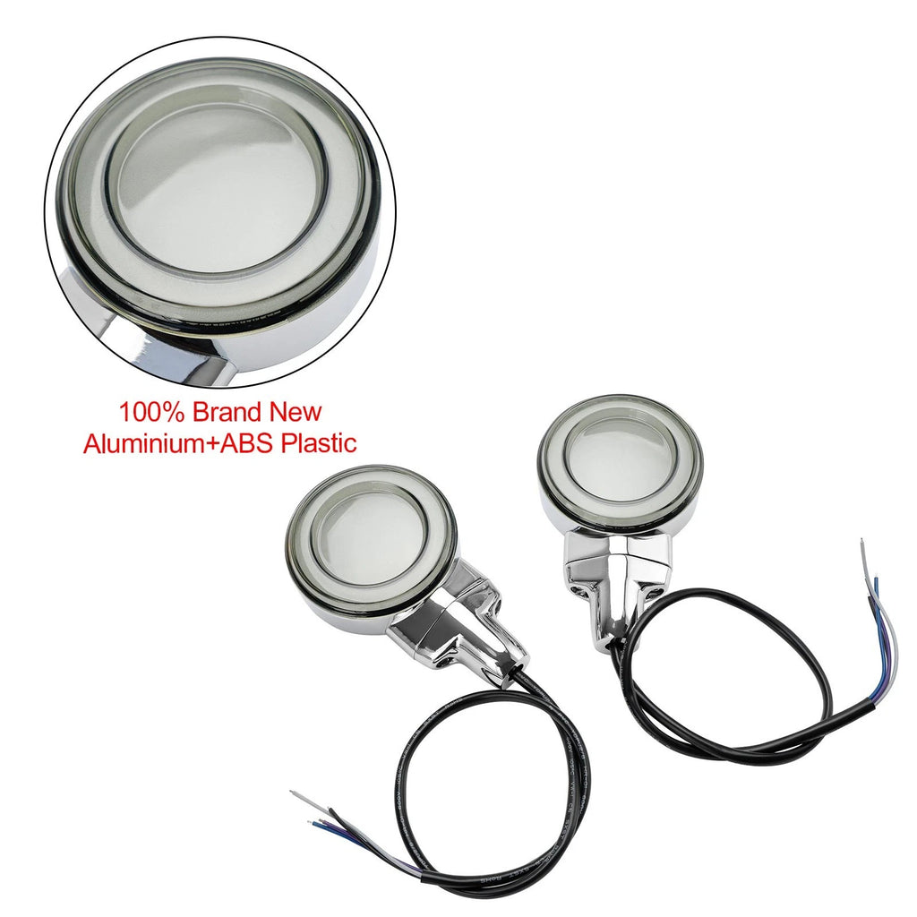 LED Flat Front Turn Signal Light for Harley Heritage Softail Classic (1999–2023)