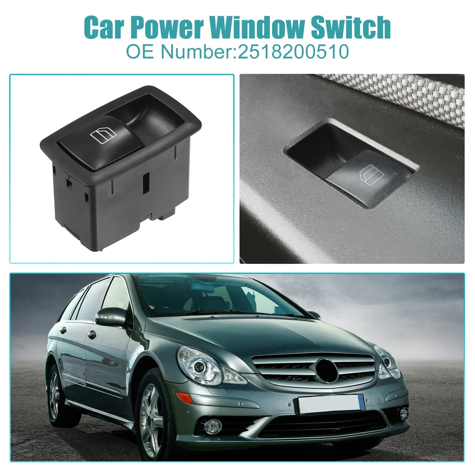 Power Window Switch for Mercedes-Benz ML320 ML350 (2000-2009)