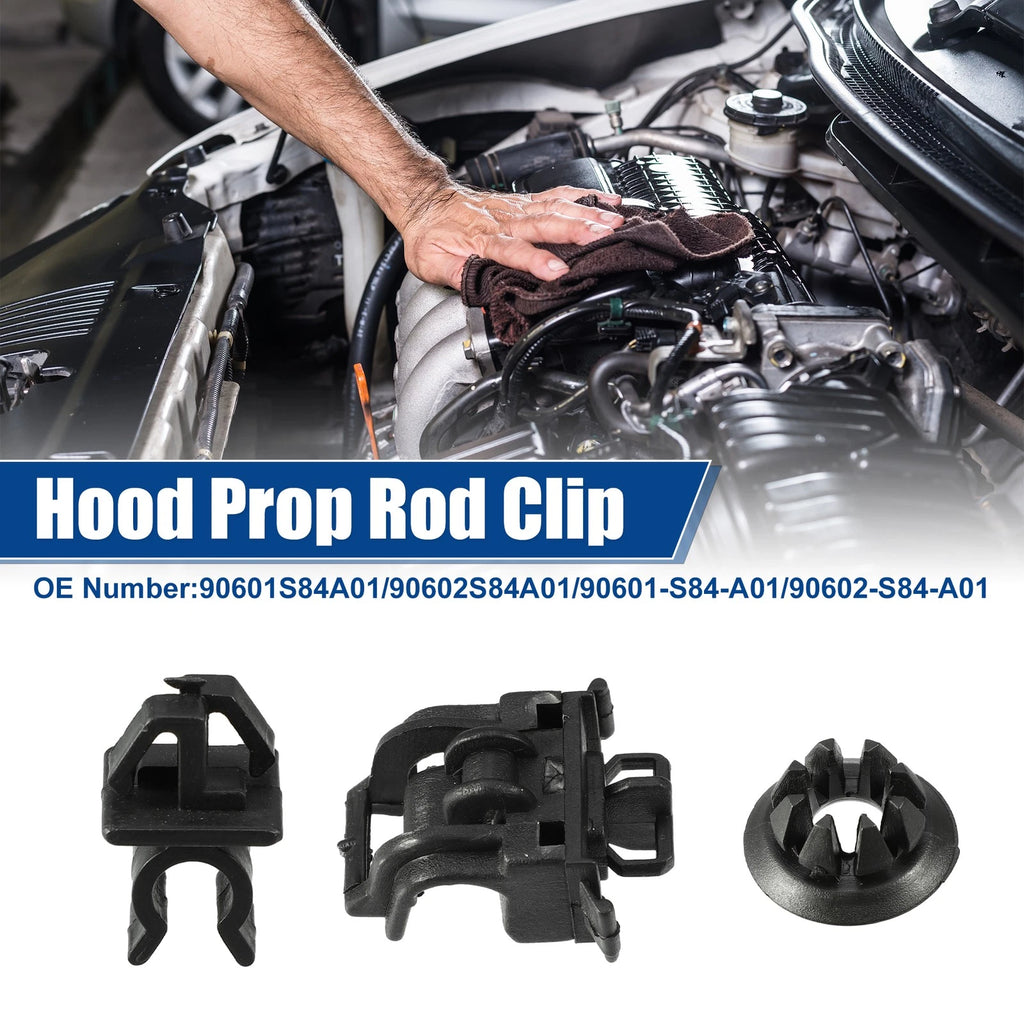Set of 2 Hood Prop Rod Holders for Honda Prelude (1992–2001) No. 90601S84A01