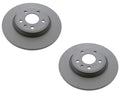 Zimmermann Pair Set of 2 Rear Brake Disc Rotors for Audi A4 A5 Q5 (2008–2020)