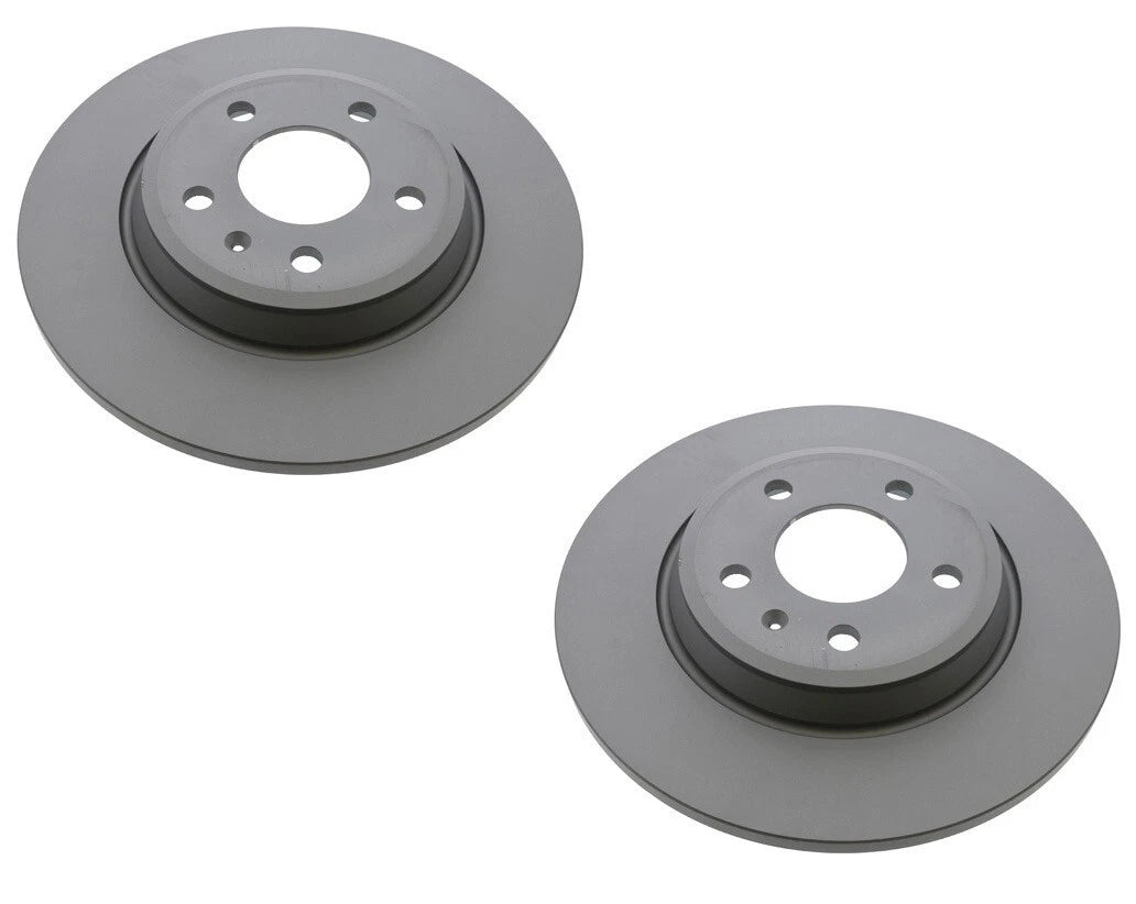 Zimmermann Pair Set of 2 Rear Brake Disc Rotors for Audi A4 A5 Q5 (2008–2020)