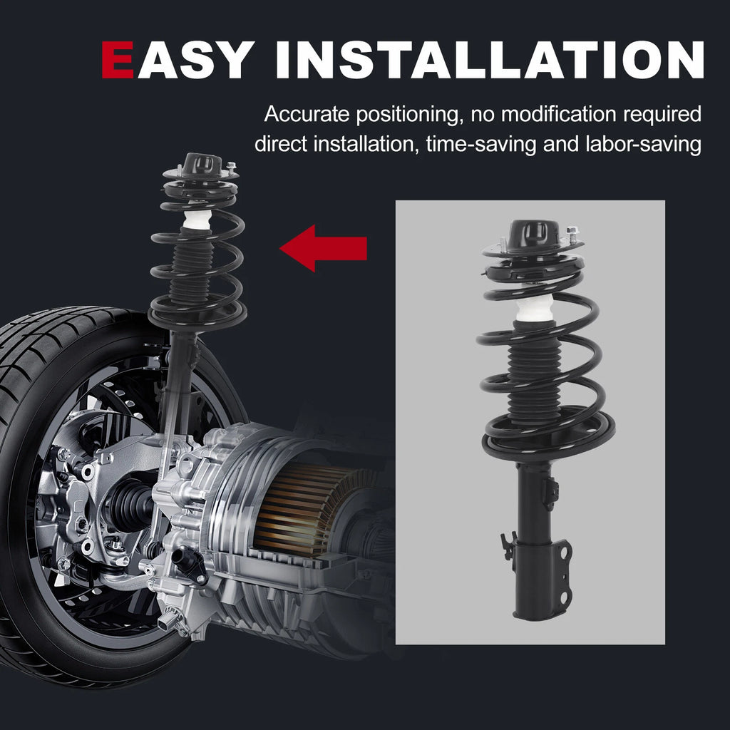 Front Pair Struts Shocks Assembly for Toyota Camry Solara (1999-2003)