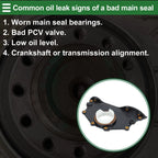 1 Pc Front Crankshaft Oil Seal for Volkswagen Atlas (2018–2023) No. 03H103151B