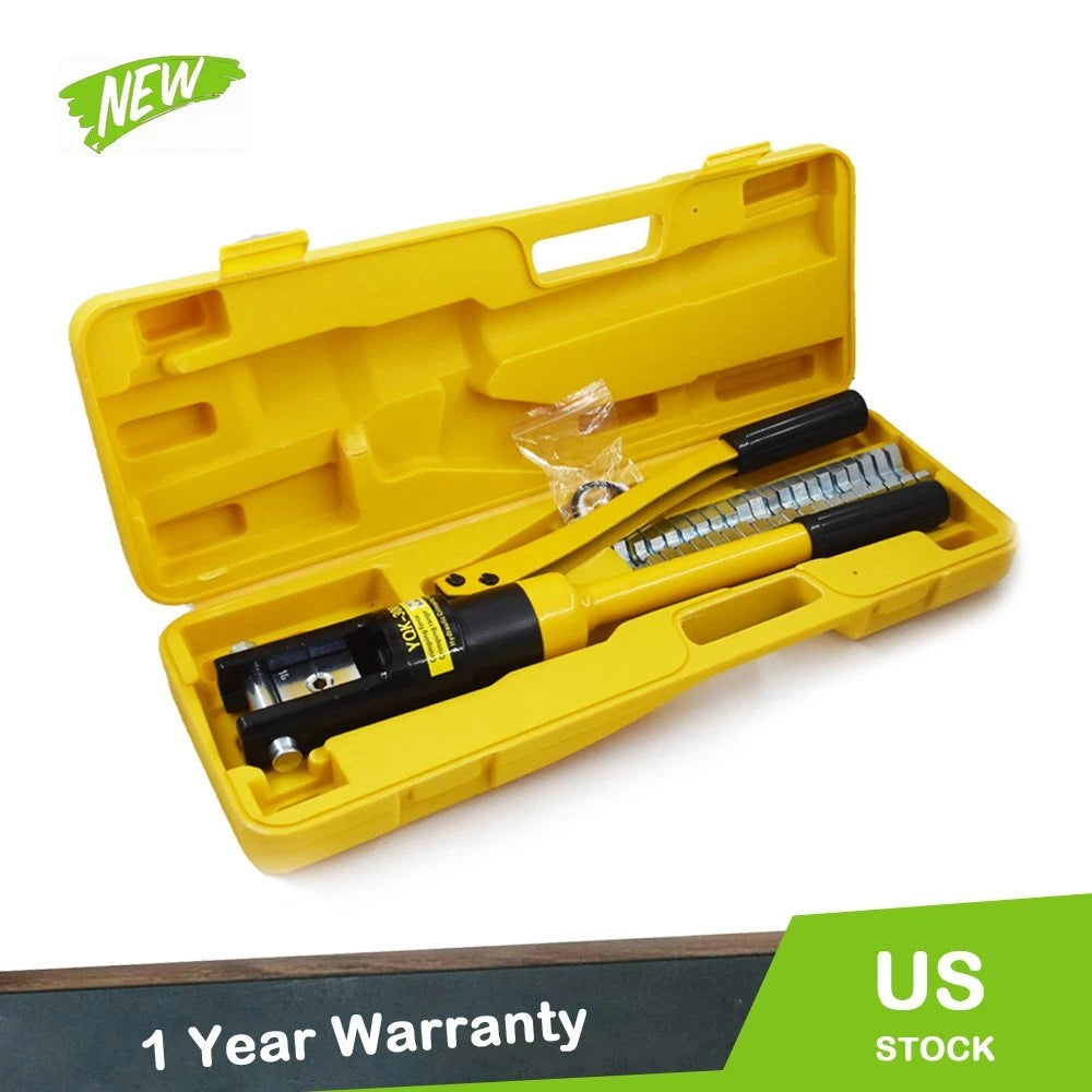 16 Mt Hydraulic Wire Crimper for Battery Cable Lug Terminal (YYYY–YYYY)