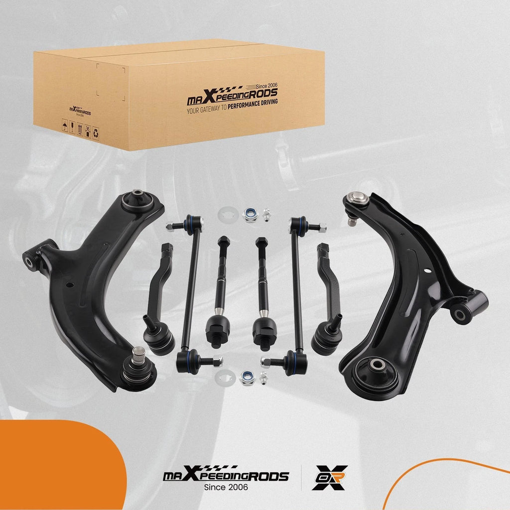 Set of 4 Front Lower Control Arm Ball Joints for Nissan Cube Versa (2007–2013)