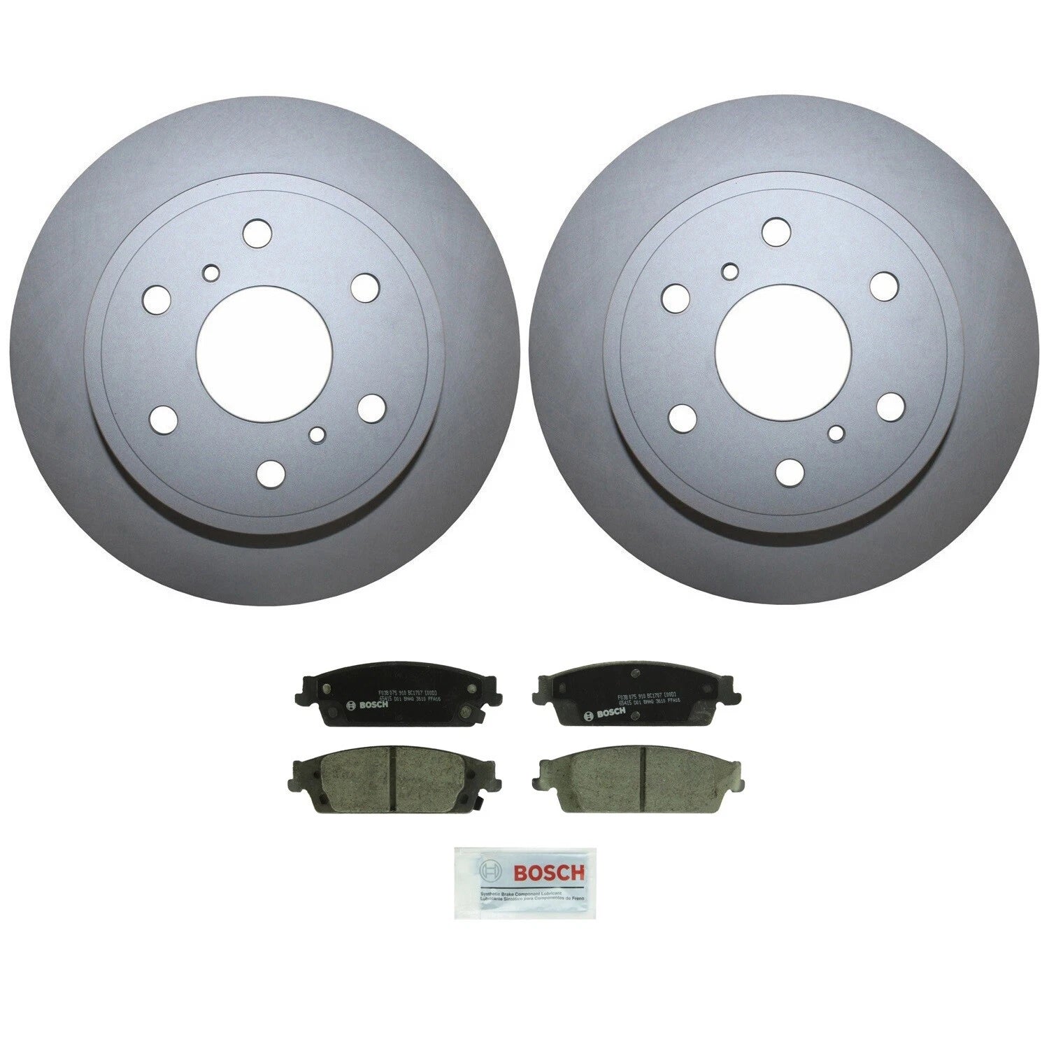 Rear Brake Kit 345mm Disc Rotors & Ceramic Pads for Cadillac Chevrolet GMC