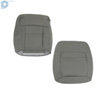 Set of 2 Leather Seat Covers for Ford F150 Lariat XLT (2004–2008) Gray