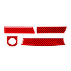 Red Center Console Storage Panel Cover Trim for Subaru Forester (2009-2013)