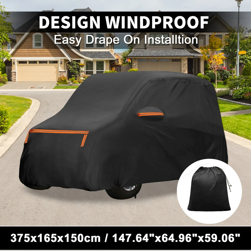 Waterproof Car Cover for Suzuki WagonR (2010–2023) - Aluminum Film, Zipper