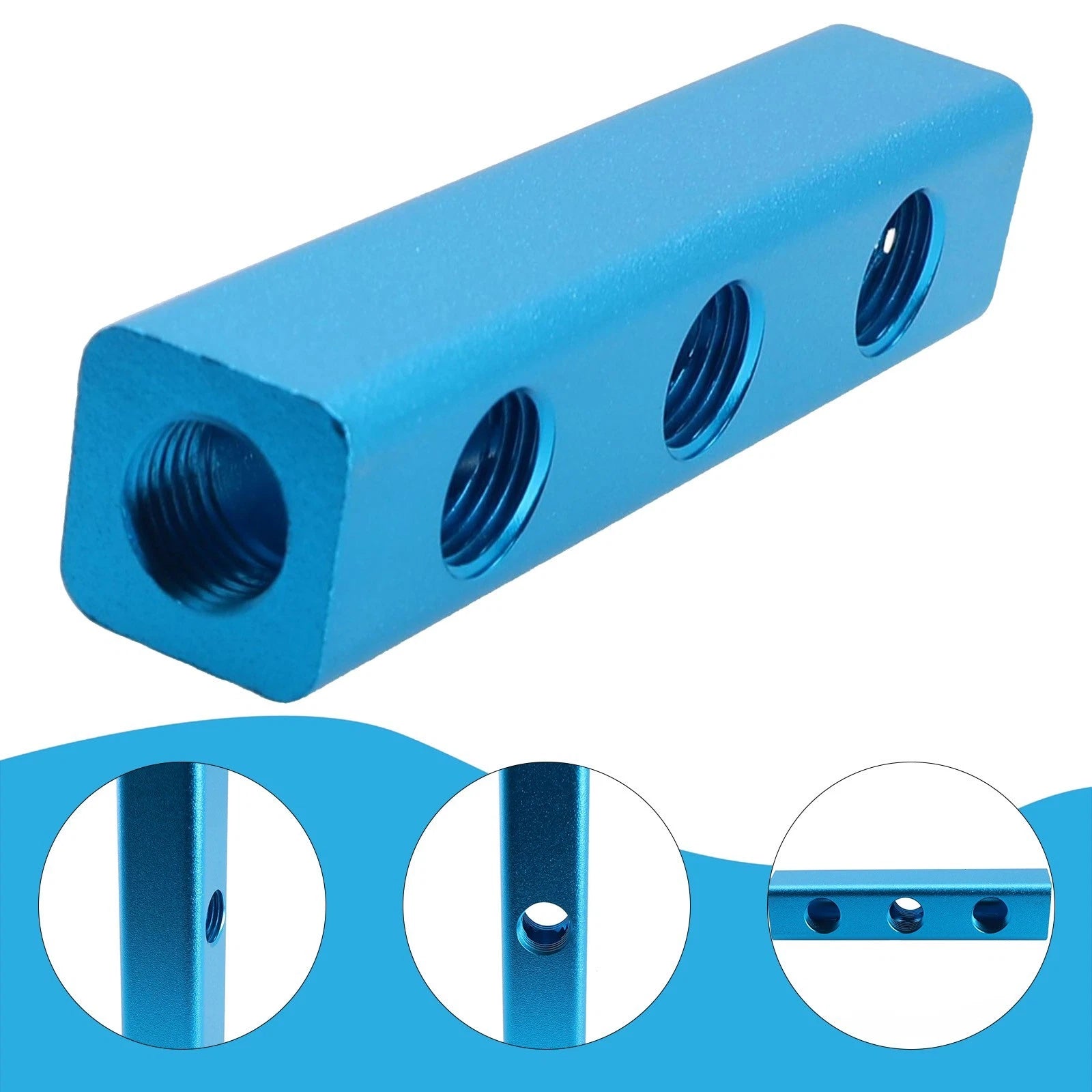 Manifold Block Splitter for Pneumatic Applications (0-1MPa)