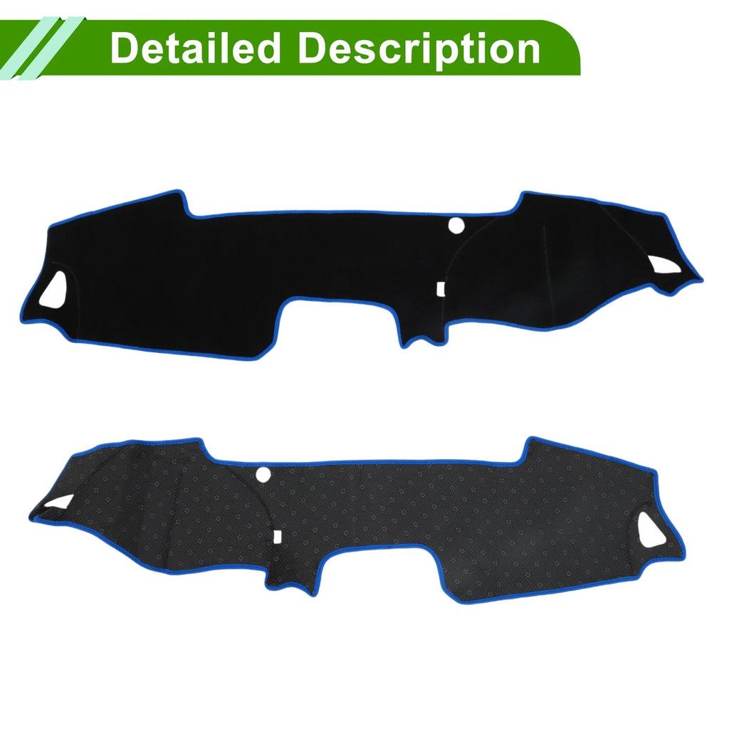 Dashboard Cover Mat for Mazda MX-5 ND RF Miata (2016–2023) Black Blue Set