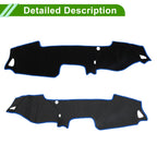 Dashboard Cover Mat for Mazda MX-5 ND RF Miata (2016–2023) Black Blue Set