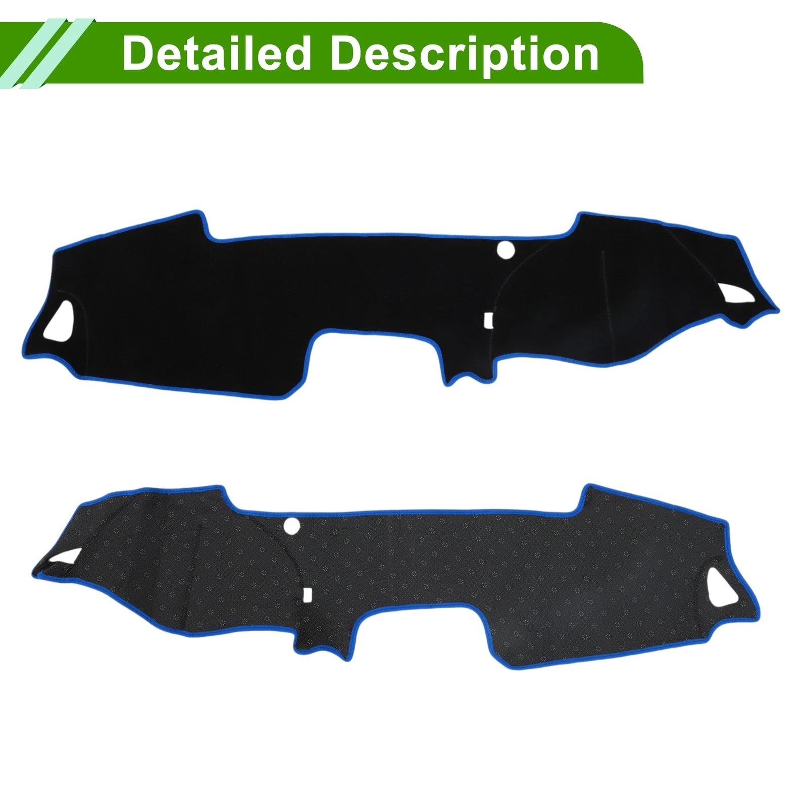 Dashboard Cover Mat for Mazda MX-5 ND RF Miata (2016–2023) Black Blue Set