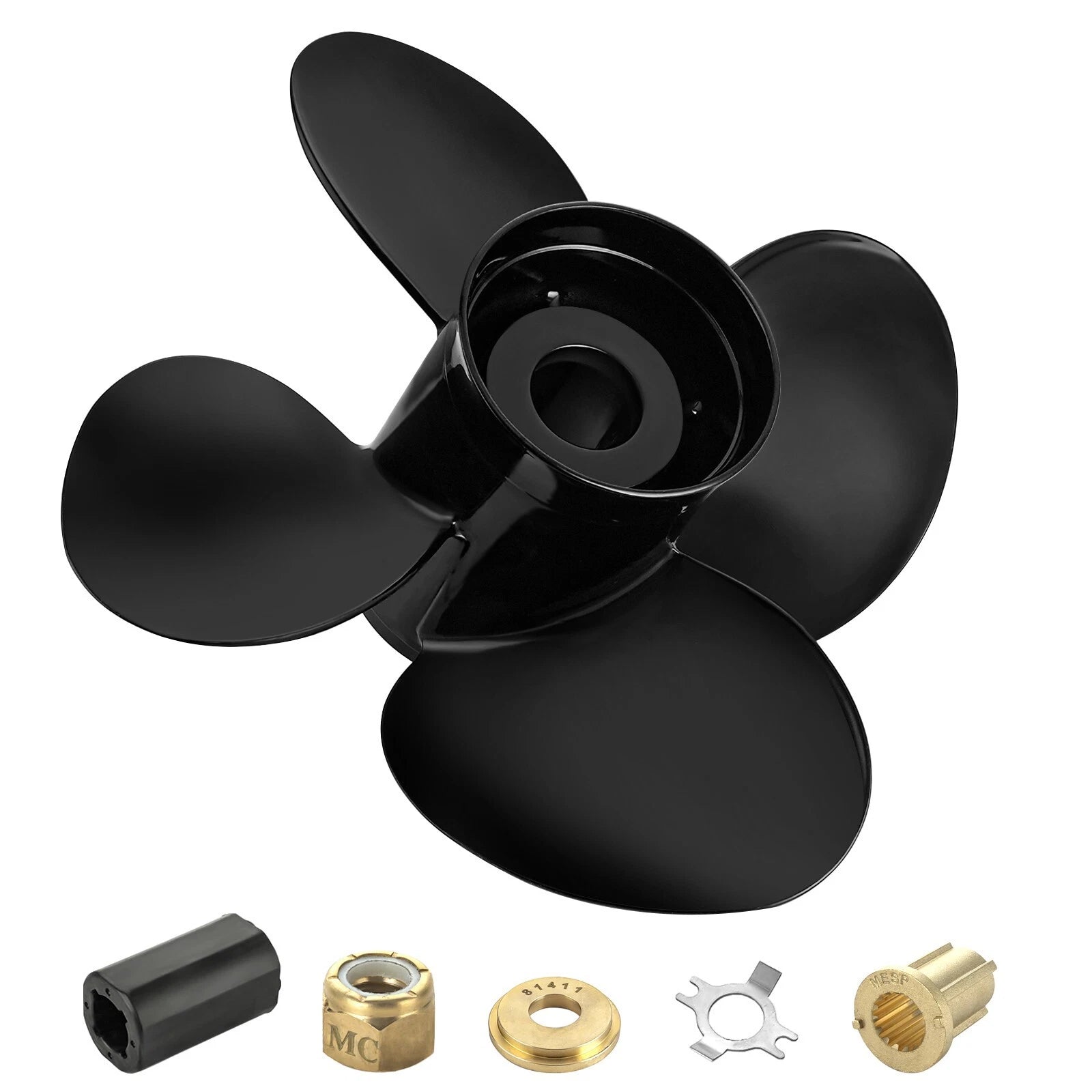 4-Blade Propeller for Mercury 40-140HP (15 Spline Tooth, RH)