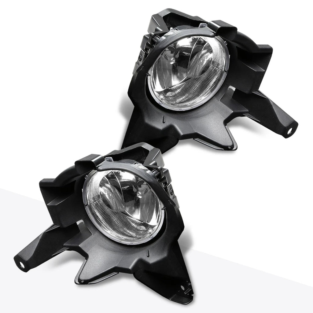 Clear Lens Front Bumper Fog Lights + Switch for Toyota RAV4 (2013–2016)