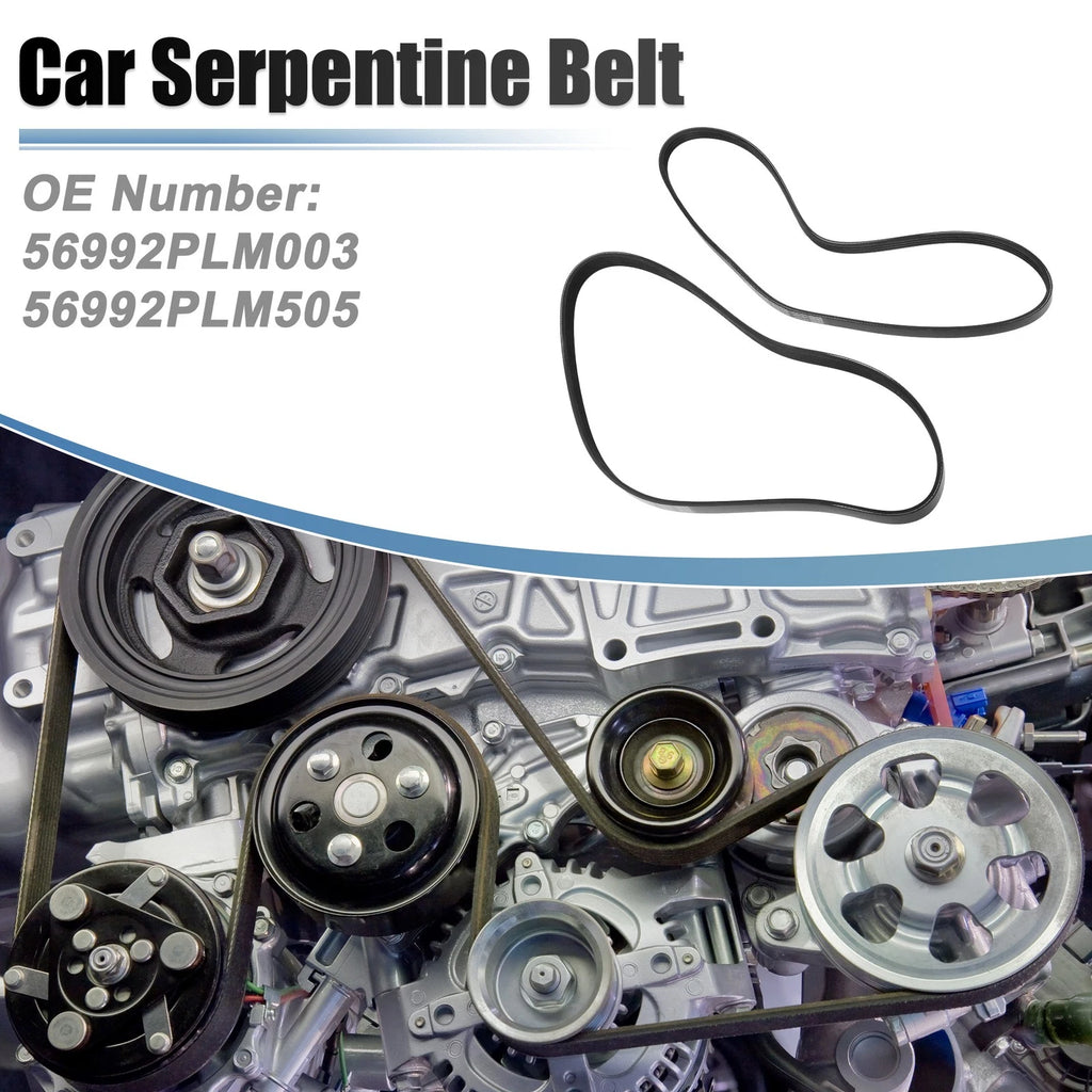 Set of 1 Serpentine Belt for Honda Civic (2001–2005) No. 56992PLM003/56992PLM505