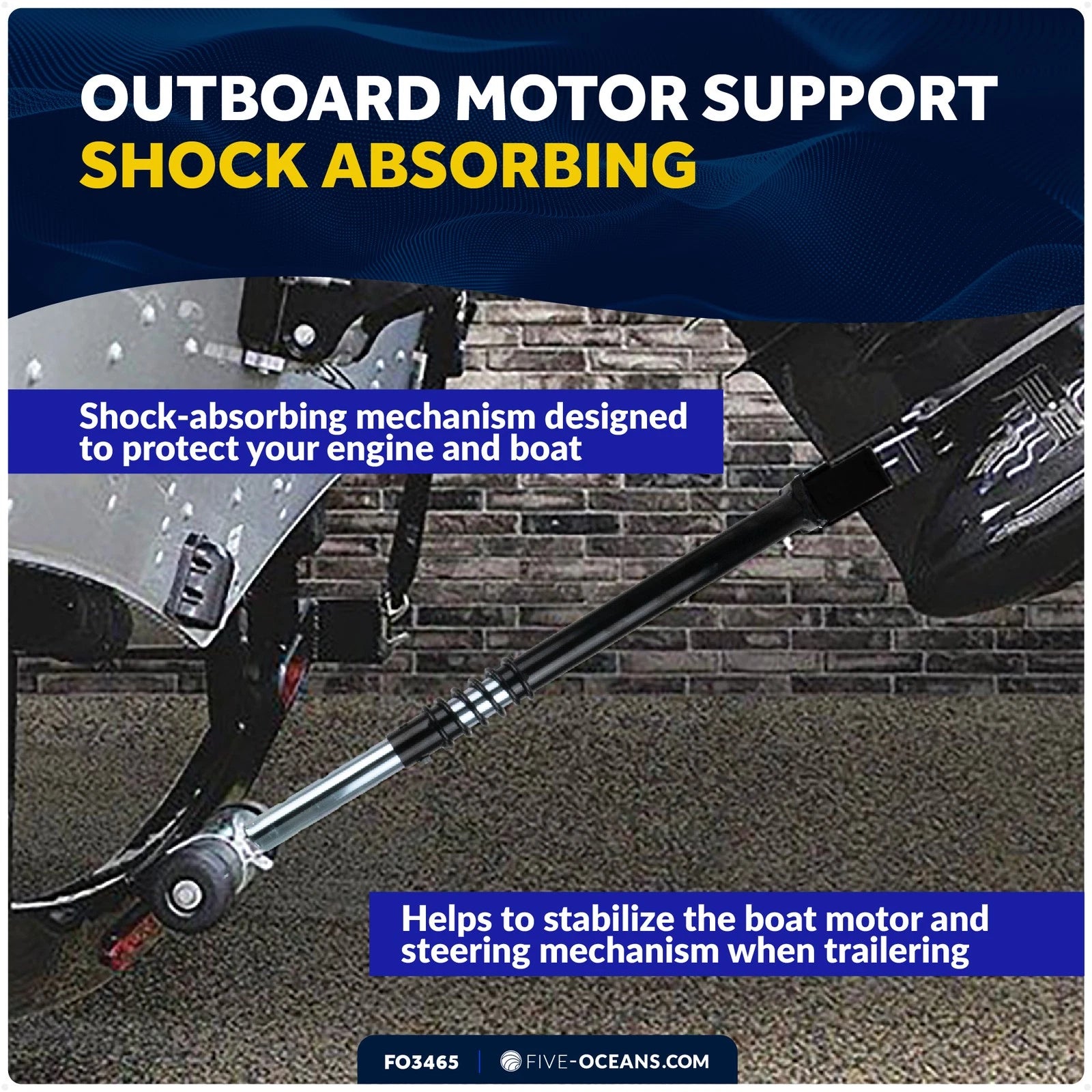 Transom Saver for Outboard Motor (20.5" - 31", Up to 200HP)