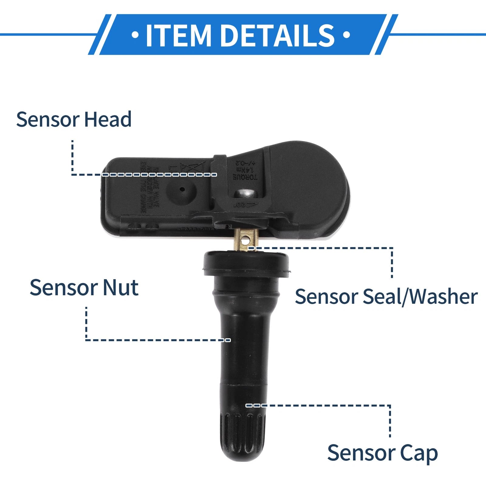 TPMS Sensor 433MHz No. 28103FJ002 for Subaru XV (2014–2017)