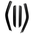 Set of 4 Rain Guard Window Visors for Honda CRV (1997–2001) Black Acrylic