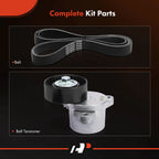 2X Serpentine Belt Drive Component Kit for Ford Transit-150 2015-2023