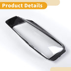 1 Pc Headlight Lens Cover for Audi A8 (2014–2017) Clear Black