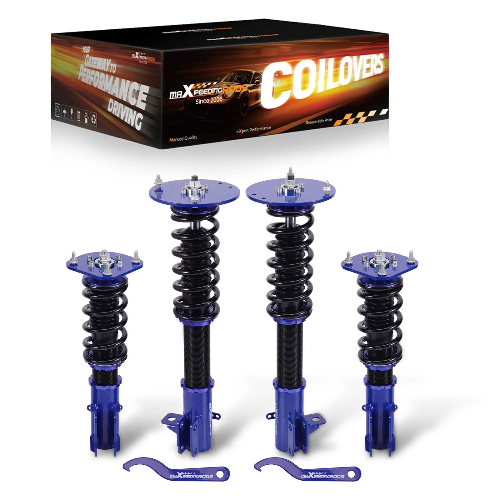 Coilovers 24 Way Damper Shocks Kit for Dodge Neon SRT-4 (2003-2005)