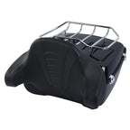 Trunk Backrest Pad Mount Rack for Harley Touring Road King Glide (2014–2023)