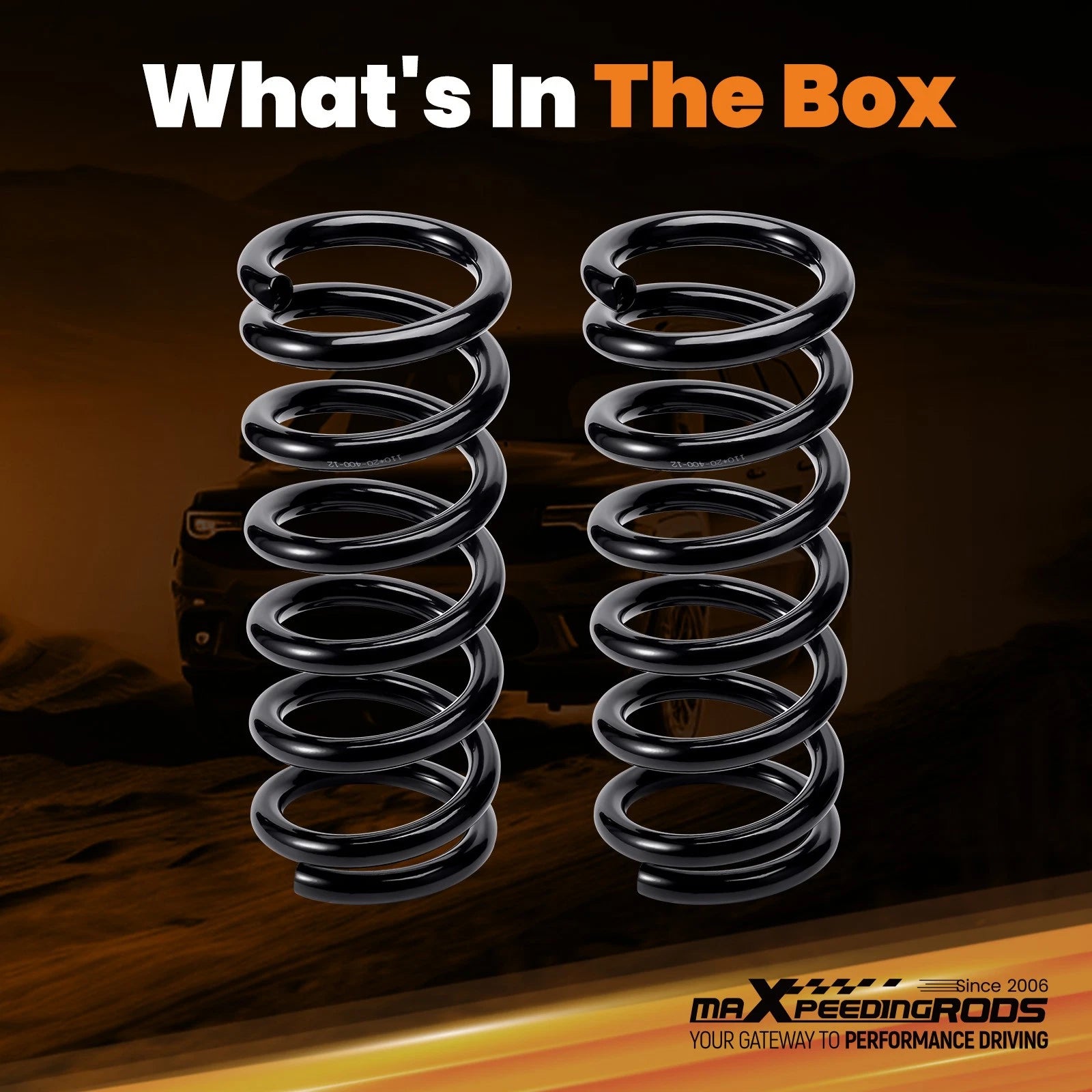 2" Front Lowering Coil Springs Drop Kit for Chevrolet Silverado 1500 (1999–2007)