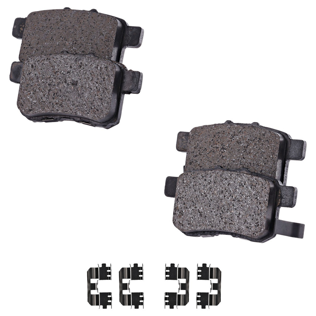 Rear Ceramic Brake Pad Set for Honda Accord, Acura TSX (2008–2010)
