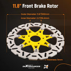 11.8" Floating Front Brake Rotor Disc for Harley-Davidson Dyna (2006-2017)