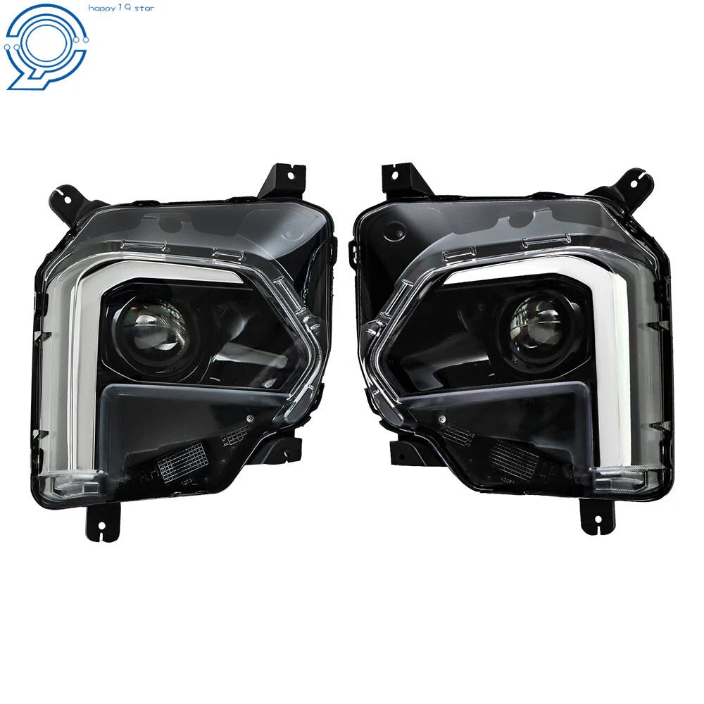 Pair Headlights for Chevy Traverse (2022–2023) Projector Clear Lens