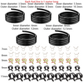 Fuel Line Kit 1 Meter with 50 Clamps for EZGO Lawn Mowers
