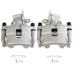 Set of 2 Rear Brake Calipers with Bracket for Jaguar S-Type (2005–2008)