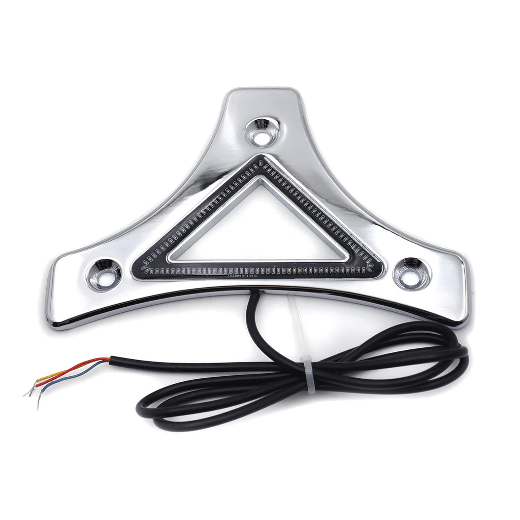 Chrom Sissy Bar Backrest Pad Plate for Harley Touring FLHR FLHT (2009–2017)