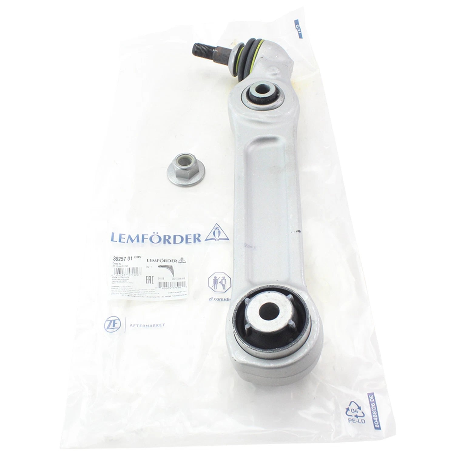 Lemforder Front Right Lower Rearward Suspension Control Arm for BMW 740i (1993–2001)