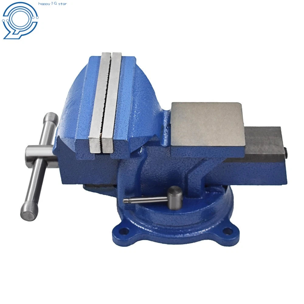 5" Heavy Duty Steel Bench Vise with Anvil for Workbench (Fits Most Models)