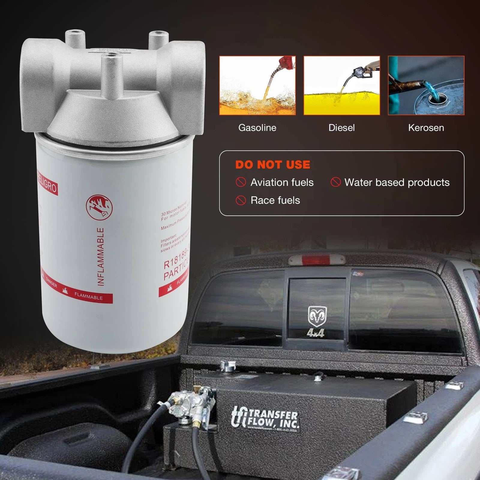 Fuel Filter Kit for Mobile & Stationary Diesel Transfer Pump