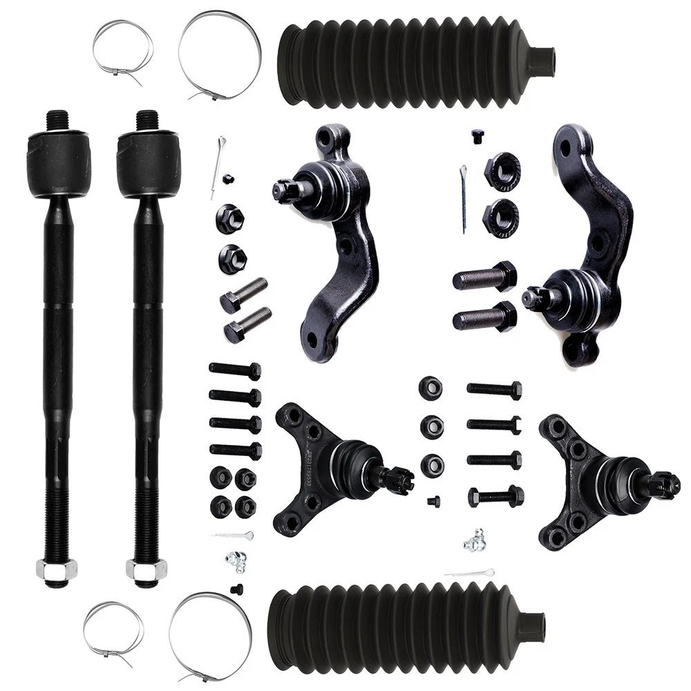 Set of 4 Ball Joints and Tie Rod Ends for Toyota Tacoma (1995–2004)