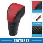 Gear Shifting Knob Cover for Honda Accord 2003-2007 - Black Faux Leather