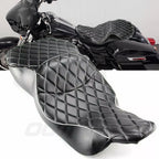 Diamond Rider Driver Passenger Seat for Electra Glide Classic FLHTC (1997–2007)